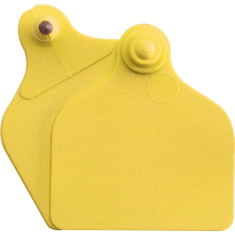 Boucles de marquage Ukal Flex maxi+maxi nue jaune x20