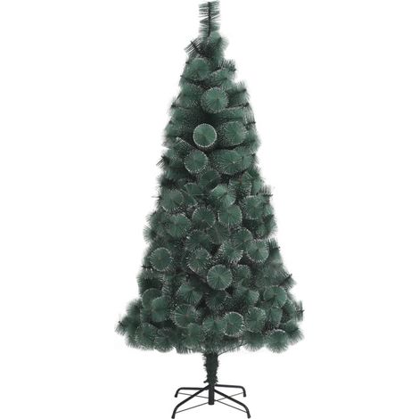 Sapin de Noël  Arbre de Noël artificiel avec support Vert 120 cm PET (1/5)