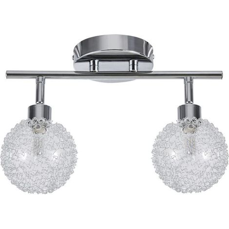Plafonnier globes - D 32 x H 18 cm - 2 lumières - Livraison gratuite (1/5)