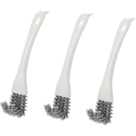 Lot de 3 brosses de nettoyage pour barbecue, multifonctions, pour cuisinière, évier, coin mort, petite brosse de nettoyage de cuisine (1/4)