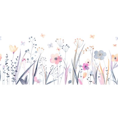 Papier peint panoramique Enfants - Fleurs - 640 cm x 320 cm (1/2)