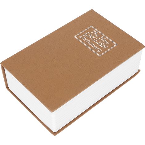 Büchersafe, Aufbewahrungsbox, Wörterbuchbox, Geldkassette mit Sicherheitskombinationsschloss für den Heimgebrauch (1/5)