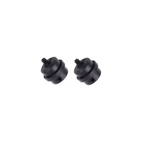 Set mit 2 geräuscharmen Luftkompressorfiltern – Kunststoffgehäuse – 1/4PT 12 mm – Reduziert Lärm und Feuchtigkeit – Einfache Installation (1/5)