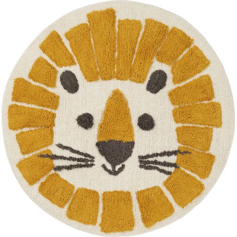 Tapis enfant rond en coton tufté 70x70cm (1/3)