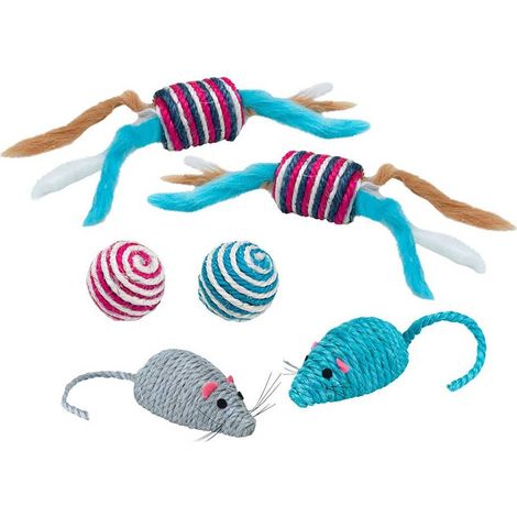 GIOCO IN FIBRA NATURALE varie fantasie