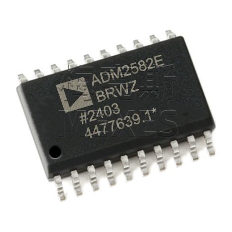 Electronic components with chip ADM2582EBRWZ ADM2587EBRWZ, 5 units shipped.