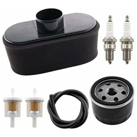 Ensemble de filtre à air avec pré-filtre à huile et bougie d'allumage pour moteur 4 temps de rechange Kawasaki FR651V FR691V FR730V FS481V FS541V FS600V FS651V FS691V FS730V. (1/5)