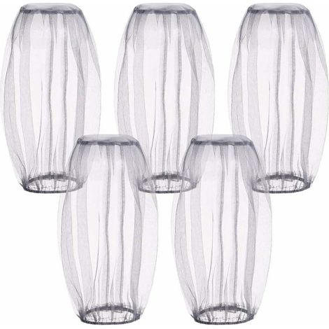 Filet de tête de moustique, 5 pièces masque de moustique chapeau de moustiquaire, chapeau d'apiculteur couvre-chef en maille, chapeau de moustique anti-insectes pour rucher, pêche, protection des amat