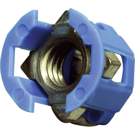 Ecrou à cage PB Fastener 382-2005 bleu 1 pc(s) S52895 (1/3)