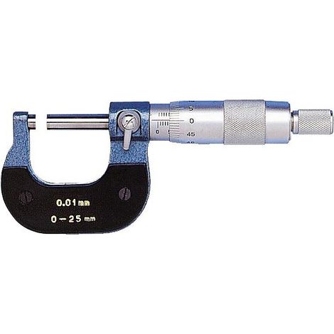 Micromètre 0 à 100 mm - capacité 0-25 mm - WILMART