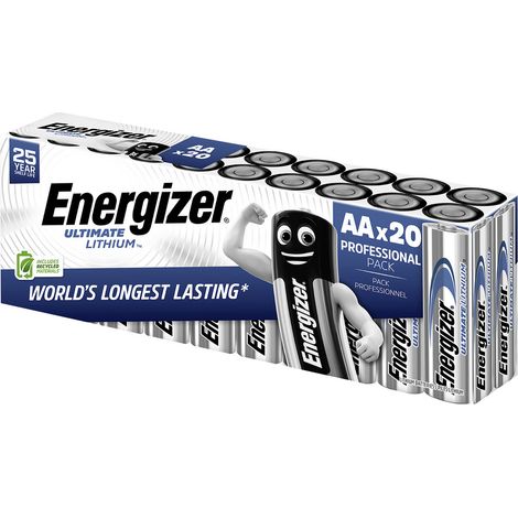 Energizer Ultimate FR6 Mignon (AA)-Batterie Lithium 3000 mAh 1.5 V 20 St.