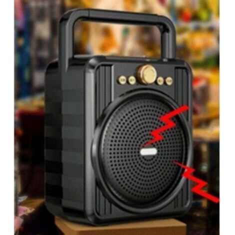 Radio AM/FM portable avec haut-parleur Bluetooth – Autonomie 12h – Antenne améliorée pour meilleure réception – Pour camping e (1/4)