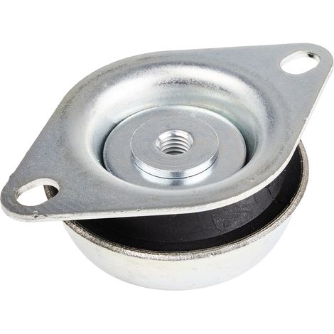 RS PRO M12 Ø 130mm capacité 360kg en Caoutchouc naturel ( Prix pour 1 )
