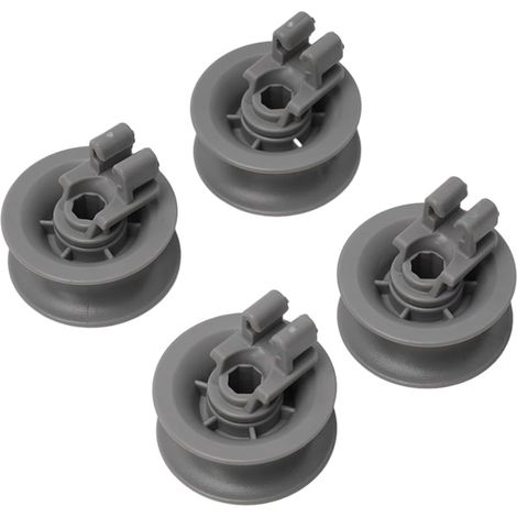 Kit 4 Ruedas Cesto Inferior Lavavajillas Balay y Bosch Ø 31mm  Código Original 165313, 00611666 y 611666 de Alta Resistencia