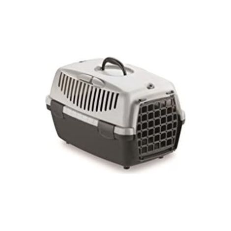 Stefanplast Gulliver 1 Trasportino Grigio Per Cani E Gatti 48x32x31 Cm (1/2)