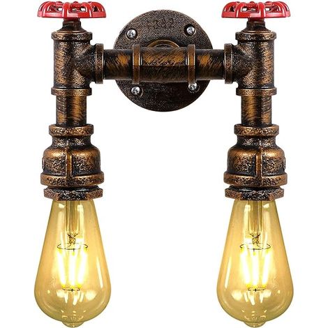 Creative Vintage Wall Light Water Pipe Wall Lamp
