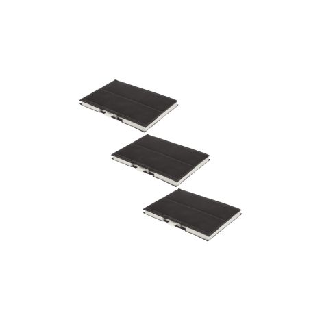 Lot de trois filtres de charbon actif pour Hotte BOSCH 00705432