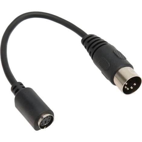 Câble convertisseur clavier/souris DIN 5 broches mâle vers mini DIN 6 broches femelle, adaptateur pour PS/2 15 cm (5,9 pouces) (1/5)