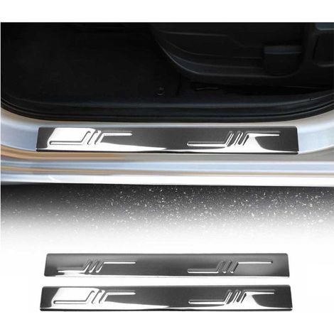 OMAC Couverture de Seuil de Porte Compatible avec Fiat Fiorino Qubo Nemo 2007-2024 Acier INOX 2X (1/5)