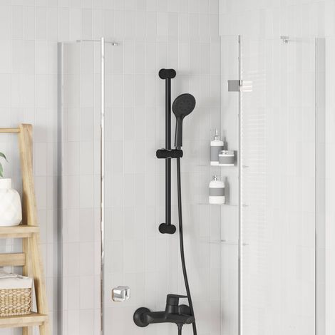Teenpull – Duschkopfhalter Schwarz 70 cm ABS Kunststoff (1/5)