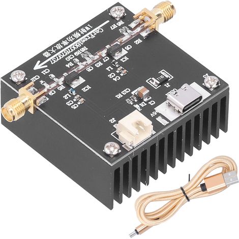 Module amplificateur RF 1,55 GHz 1 W 30 dB avec câble USB pour augmenter la puissance d'émission des brouilleurs GPS. (1/5)