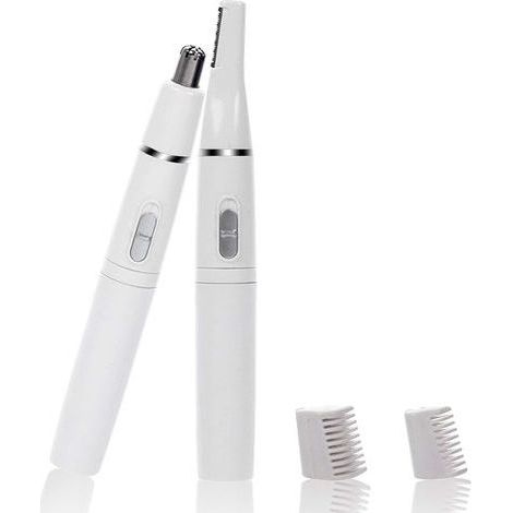 Tondeuse à poils de nez, tondeuse électrique 2 en 1 pour le nez, les oreilles et les sourcils. Rasoir pour le visage, les lèvres et le nez. Élimine les poils du nez. (1/5)