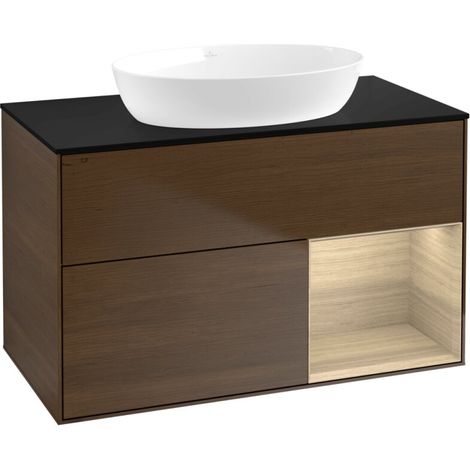 Villeroy & Boch FA22PCGN Meuble sous-lavabo Finion FA2 (1/2)