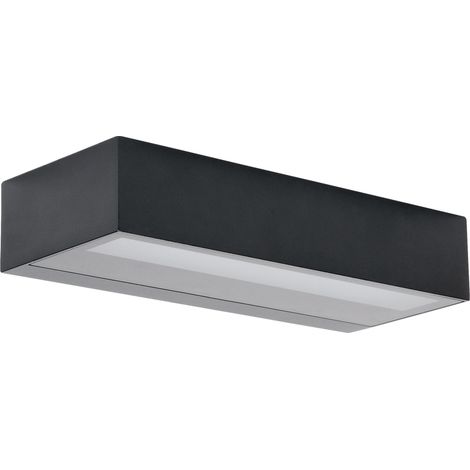 applique à led - aric alis up - 7w - 3-4000k - cct - noir - aric 51210