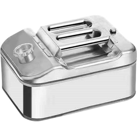10-Liter-Kraftstoffkanister, Kraftstoffkanister aus Edelstahl, Öltank, Kraftstoffkanister mit Schlauch, Hublager (1/5)