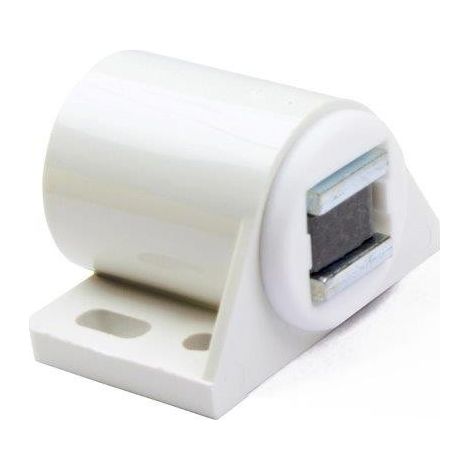 Chiusure magnetiche bianche da applicare forza 6 kg. 2 pz.