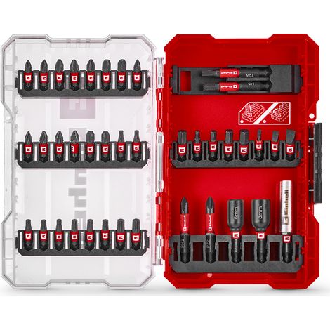 Einhell Set M-CASE Coffret de 39 pièces de vissage (embouts de 25 et 50 mm, douilles à 6 pans, porte-embouts de 60 mm) (1/5)