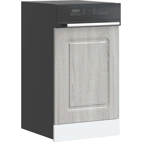Dishwasher Panel Kalmar Grey Sonoma 45x1.5x67 cm Engineered Wood vidaXL (1/5)