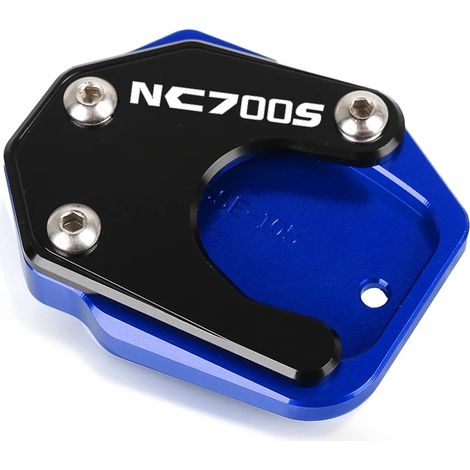 (Logo NC700S) Compatible avec Honda NC700S/X NC700 S NC700X 2012 2013 2014 2015. Béquille latérale CNC, extension de béquille, plaque de support, support agrandissant la béquille maxpower (1/4)