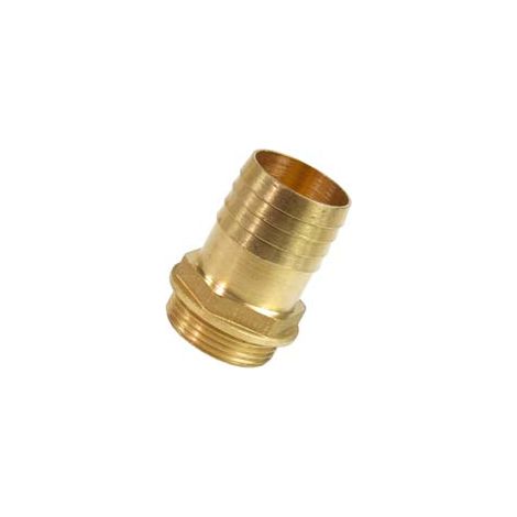RACCORDO FILETTATO E PORTAGOMMA IN OTTONE- - filetto M 1/2 portagomma ø mm.20 - 10 pezzi