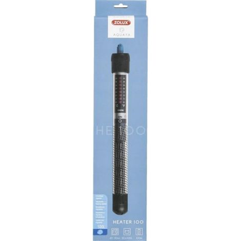 Chauffage d'aquarium - Zolux - Heater 100 - 100 W - Longueur 27 cm - Noir (1/3)
