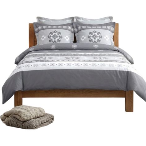 Parure de lit 240 x 260 cm Montagnarde