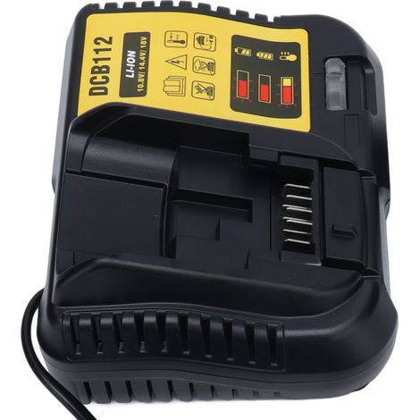 Chargeur de batterie au lithium haute efficacité, chargeur rapide pour batteries lithium-ion 12 V/20 V max, prise DCB112US 110-220 V (2 broches) (1/5)