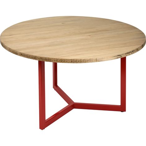 Mueble TV iCub 120x40x45cm Blanco en madera maciza de pino acabado natural estilo nórdico industrial Box Furniture (1/2)