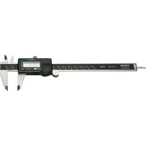 Hazet 2154N-20 Calibro Digitale Nero 150 mm (1/4)