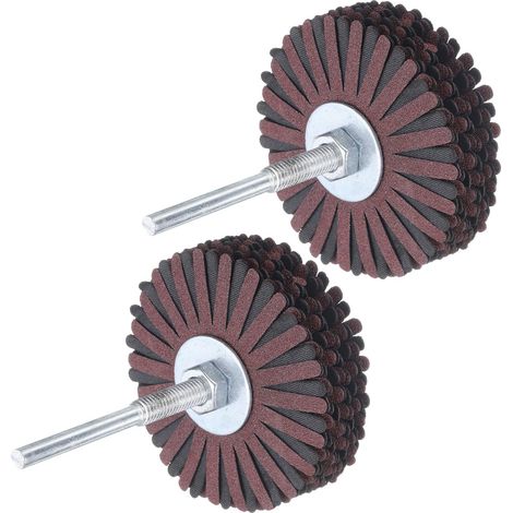 2pcs Disque Meuleuse Disque à Lamelles 1/4-Inch 150 Grit (1/4)