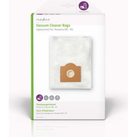 Nedis DUBG220ROW4 sacco aspirapolvere alta filtrazione bianco (1/5)