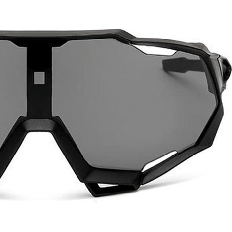 Lunettes de cyclisme, monture large en polycarbonate, protection UV, résistance aux chocs, accessoires de cyclisme en extérieur (1/5)