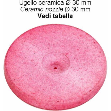 ugello Ø 30mm con foro Ø 1,2mm (1/3)