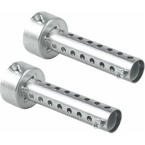 Insert chicane DB killer silencieux pour échappement moto – 2 pièces – Compatible 34-60mm – Installation facile – Réduction bruit efficace (1/4)