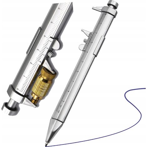 Bolígrafo Con Calibrador 0-100 mm – Precisión y Práctico  Medición y Escritura  Portátil (1/5)