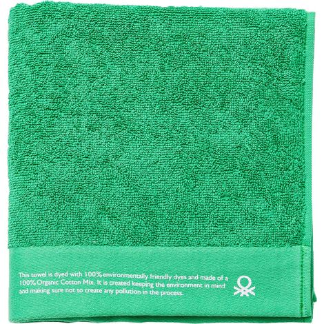TOALLA 50x90CM ALGODÓN ORGÁNICO 450GSM VERDE BE (1/5)