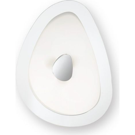 Plafoniera Moderna Geko Metallo Bianco 3 Luci E27