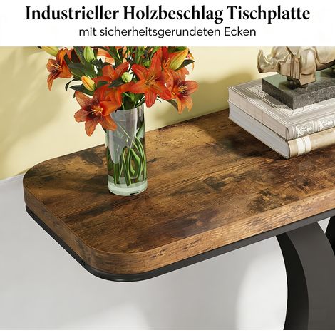 Table d'entrée élégante, console d'appoint, meuble d'accueil, table console étroite pour hall d'entrée (set de 1) (1/5)