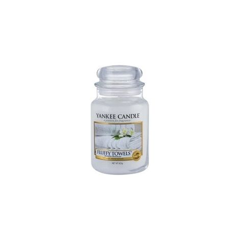 Yankee candle - fluffy towels candle - scented candle 4110g
