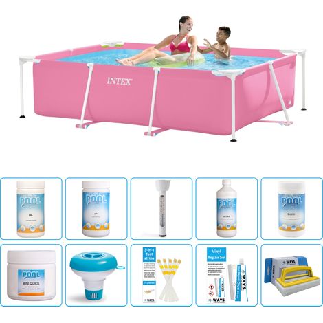 Intex Piscine Tubulaire Rectangulaire - 220x150x60 cm - 11-pièces S43236 (1/5)